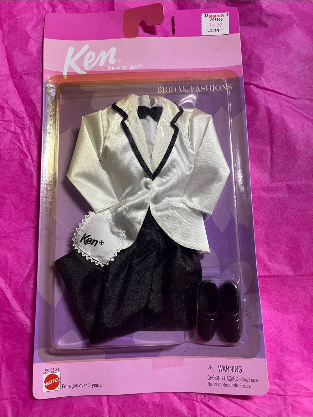 Mattel 1999 Barbie Bridal Fashions Ken Tuxedo
